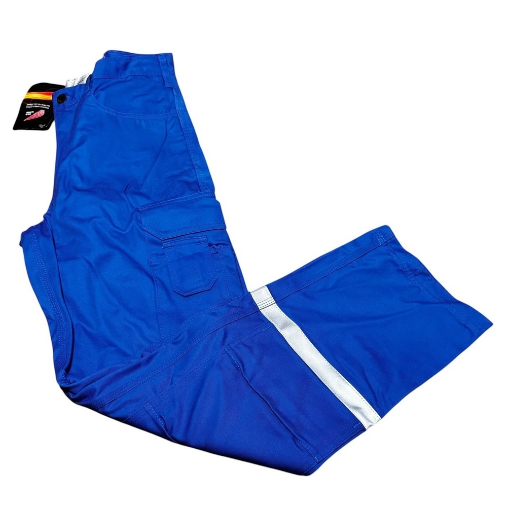 Red Wing Work Pants Mens W32 L30 Blue Cargo Reflective‎ Utility NWT